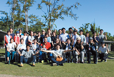 合宿の集合写真